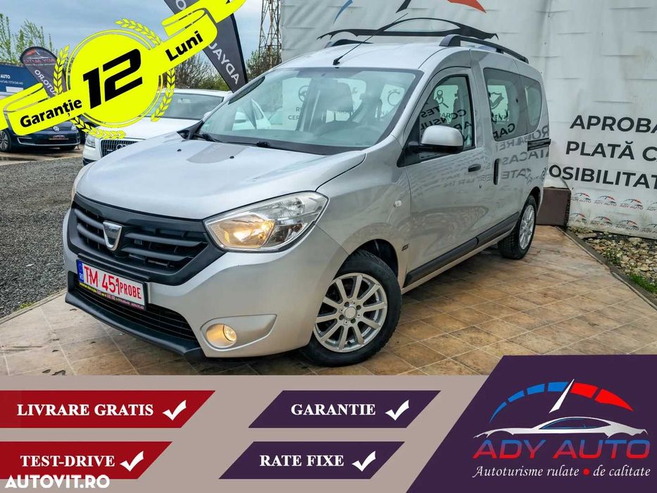 Dokker 1,5 Dci .2014. RAR+ITP, Rate fixe . Garantie 12 luni, Buy back