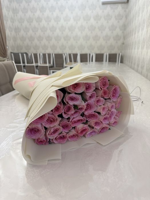 Свежие розы (35 шт)