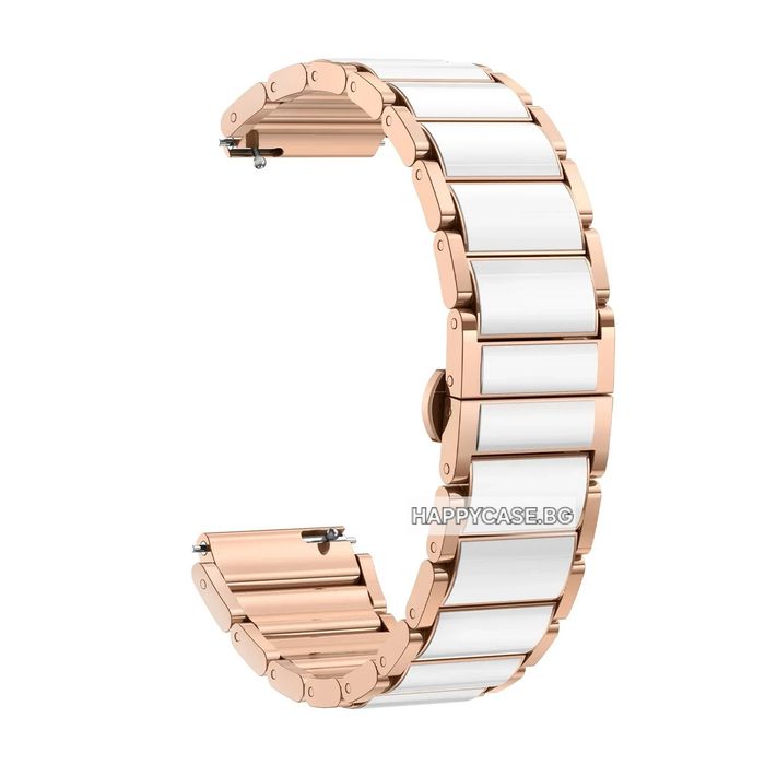 18 mm CERAMIC STEEL Керамична каишка верижка за Huawei Watch GT6 41 / GT5 Pro 42 / GT5 41 / GT4 41 / Watch 5 42 mm