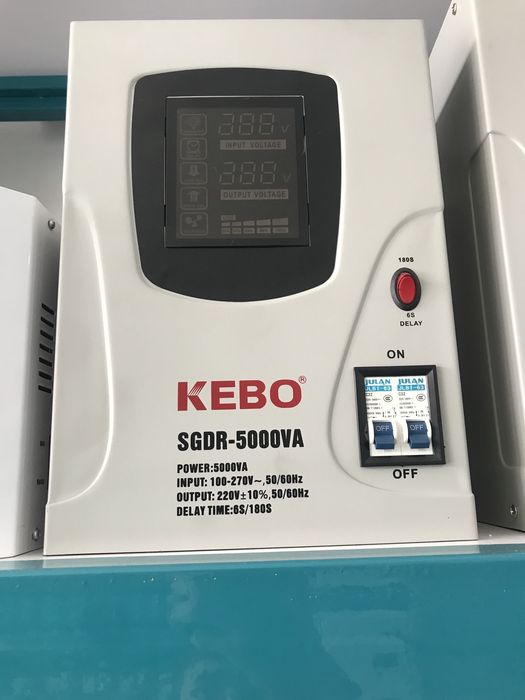 Стаблизатор напряжения KEBO 5 кВт 220В SGDR 5000VA