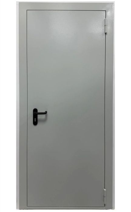 Белый металлический дверь 97 × 204