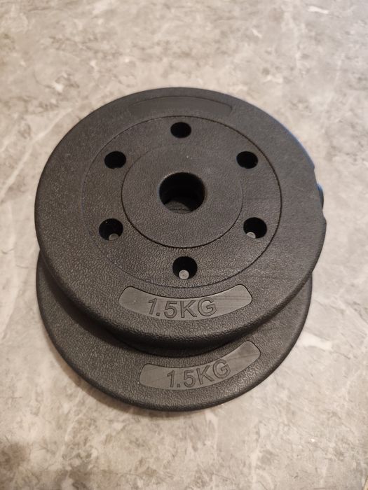 Discuri gantera 2 x 1,5kg