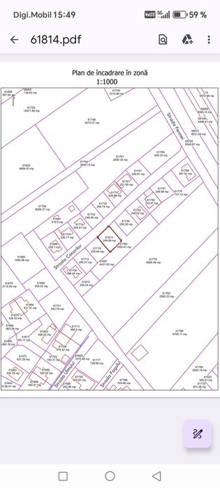 Teren 250m intravilan în Mogoșoaia