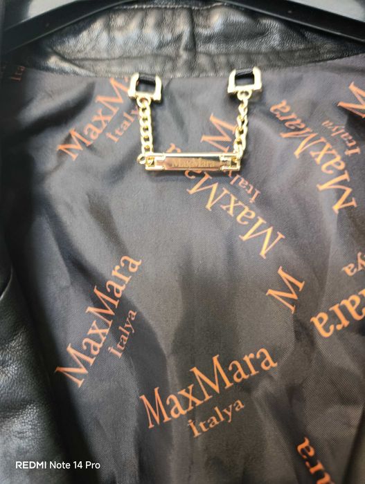 Италианско кожено яке MaxMara