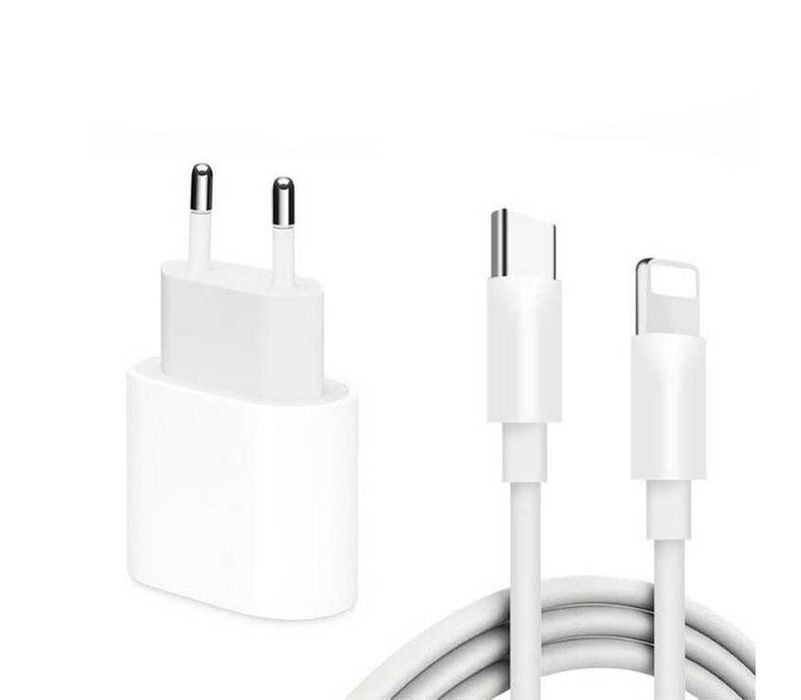 Зарядно 220V USB-C-Lightning iPhone Digital One SP00394 20W 12 Pro,14