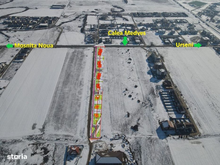 Terenuri pentru dezvoltare imobiliară Blocuri de locuințe | Calea Medv