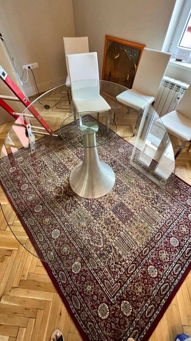 Стъклена маса от закалено стъкло