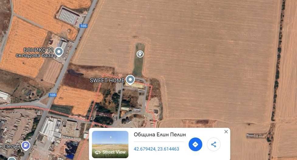 Продава се Парцел в Елин Пелин - 4520 кв.м за 70 €/кв.м - Снимка #4