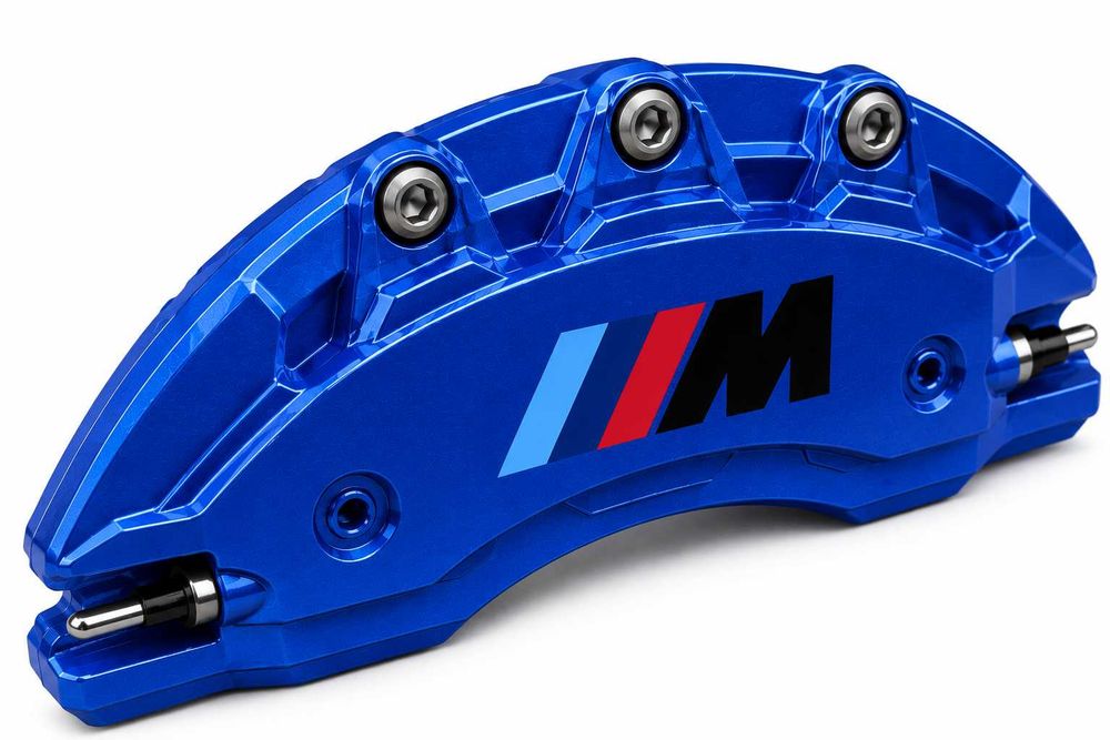 Метални капаци за спирачни апарати M Power – BMW 1, 3, 5, X5, X6 – 4 броя,сини