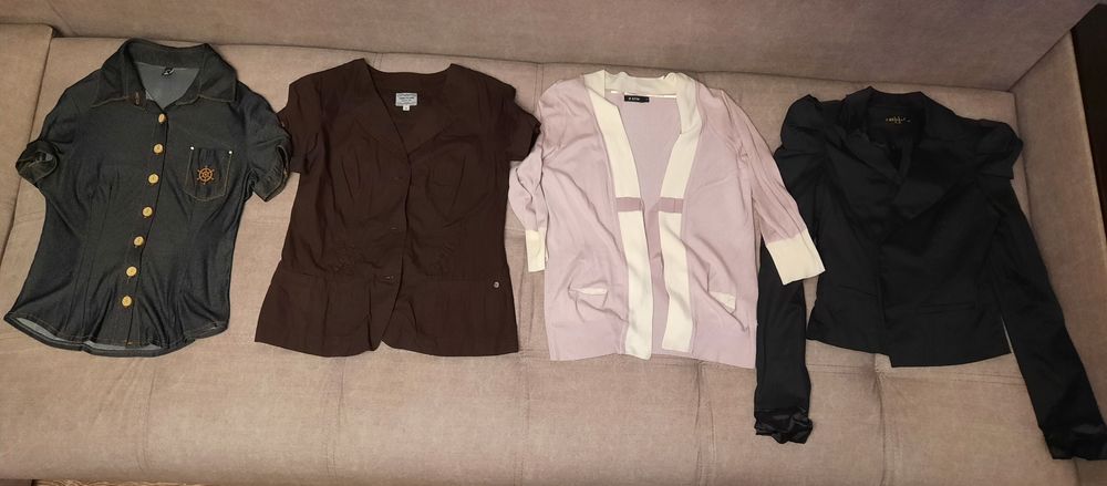 Футболка ковта юбка пиджак 44р.