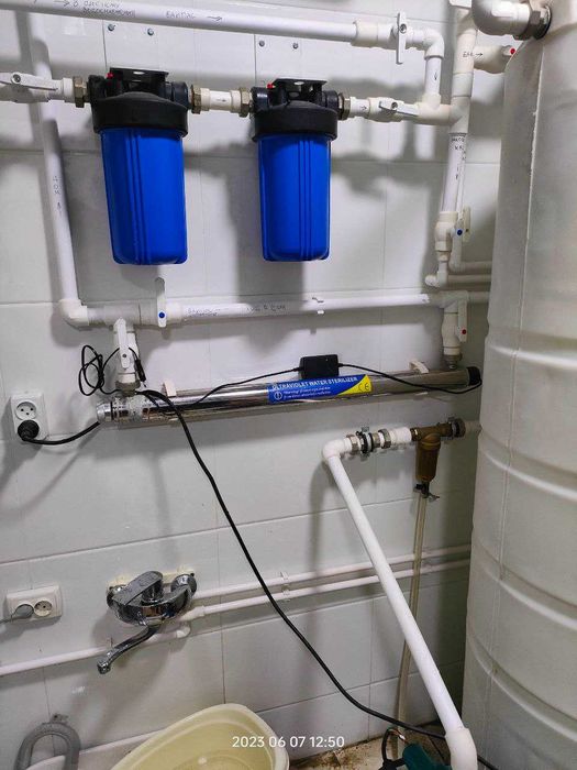 Фильтр для очистки воды. Ремонт. Замена картриджей. (Обратный осмос).