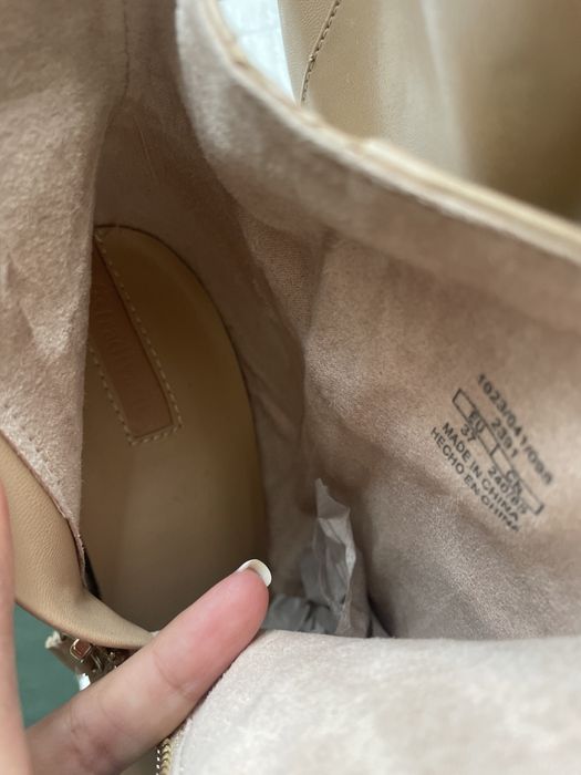 Botine Stradivarius crem