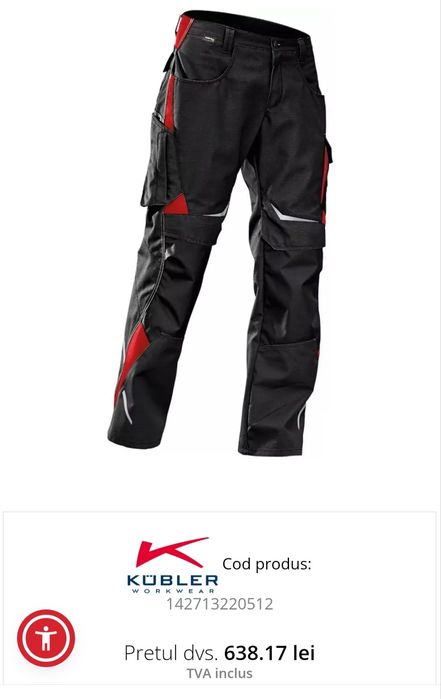 Kubler pantaloni de lucru