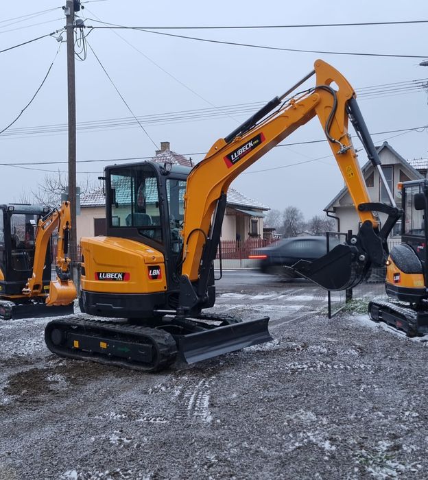 Miniexcavator Lubeck W390pro Nou Motor Yanmar Factură externă fara TV