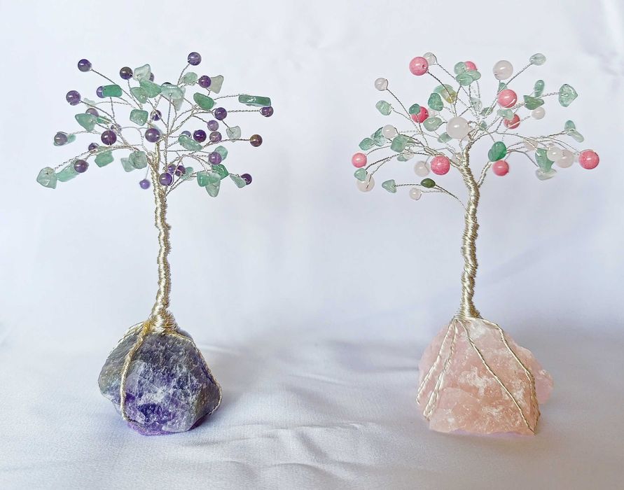 Дръвчета с минерали с реалистична форма/ Идея за подарък за празниците