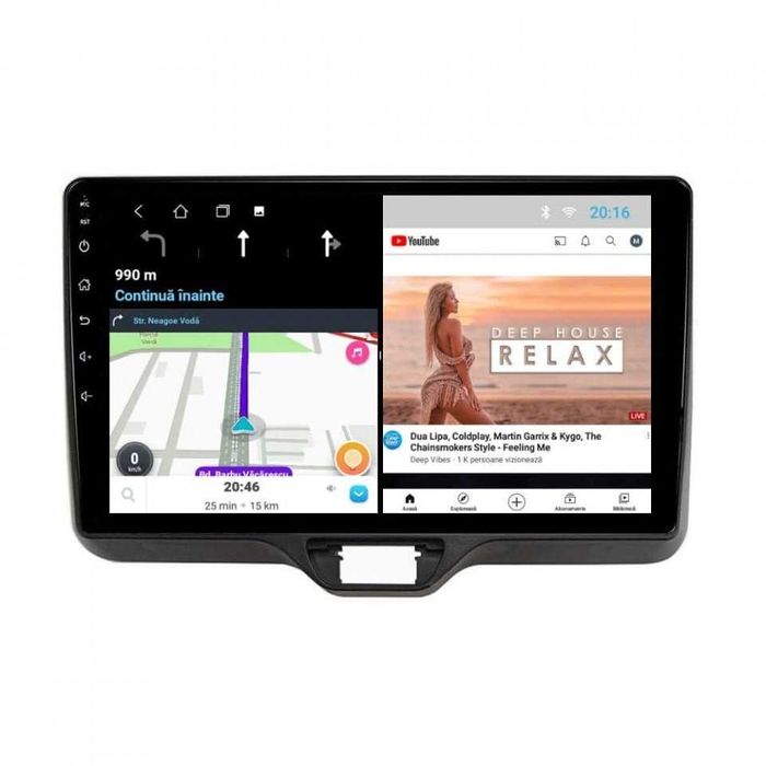 Navigatie Android 14 Toyota Yaris P21 2020+ 1/8 Gb Waze CarPlay CAMERA