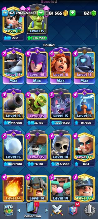 Аккаунт в клешь рояль