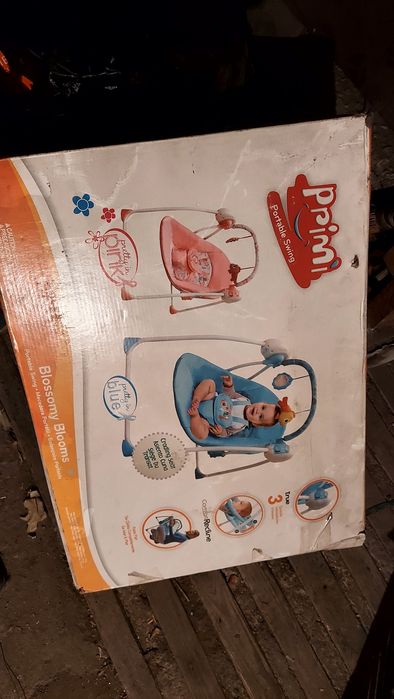 Коляска детская prego + качалка напольная