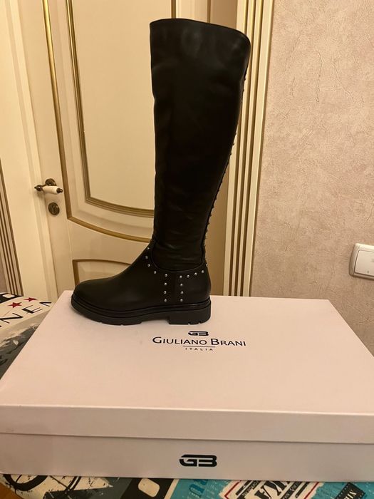 Демисезон сапоги кожа Италия новая