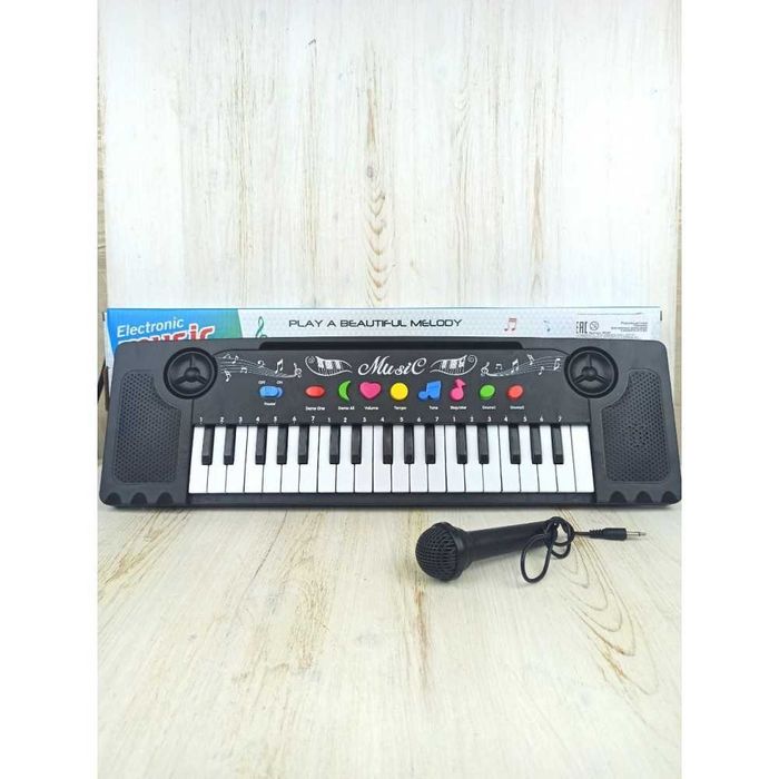 Детска йоника с микрофон, USB и 37 клавиша