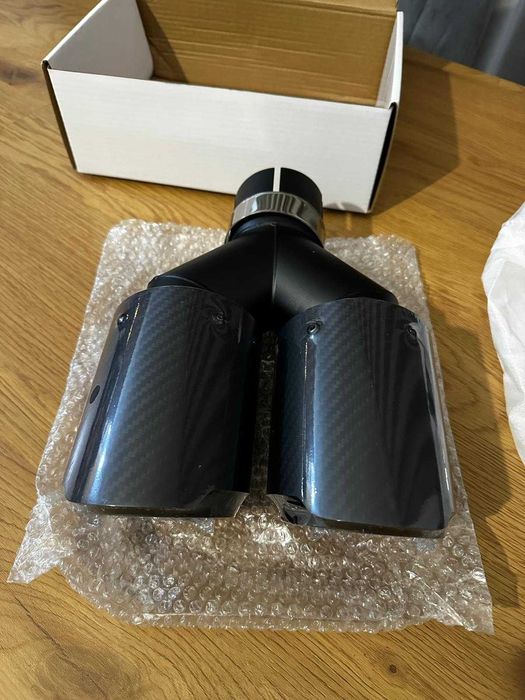 Evacuare / Muffler din Carbon si Inox 63mm Universal – Stil Sport- Nou