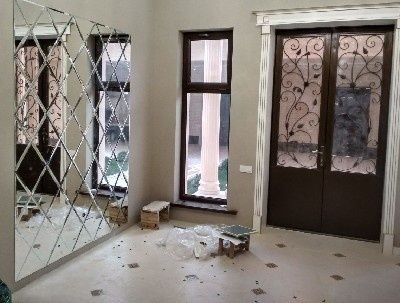 Зеркало ромбик российских стекло 420000