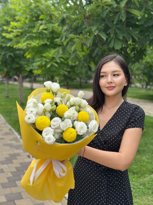 Свежие новые букеты цветы