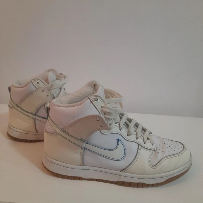 Nike Air Dunk high white/sail gum med brown