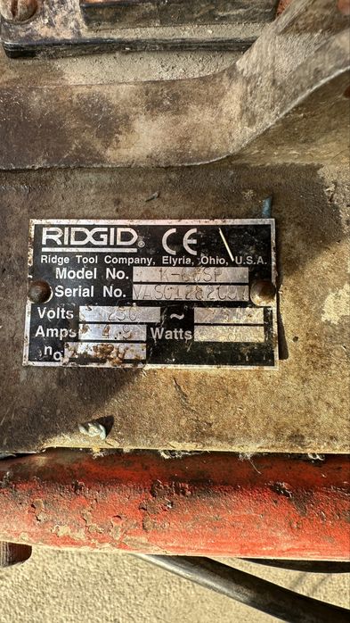 RIDGID K 60 SP Masina de curatat tuburi