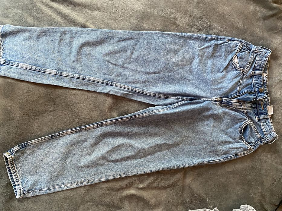 Blugi h&m cu talie inalta, nepurtati