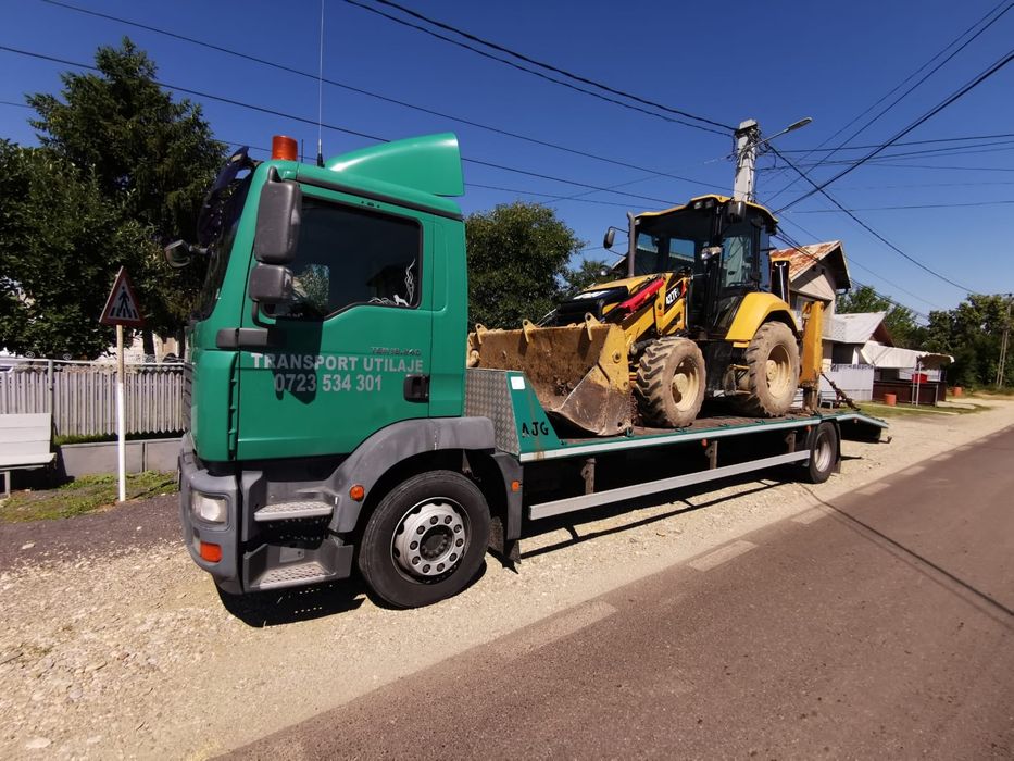 Transport utilaje Tractari auto Servicii Macara