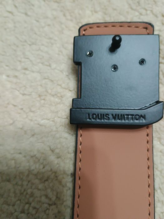 Curea Stil Louis Vuitton Monogram Eclipse - Negru Mat