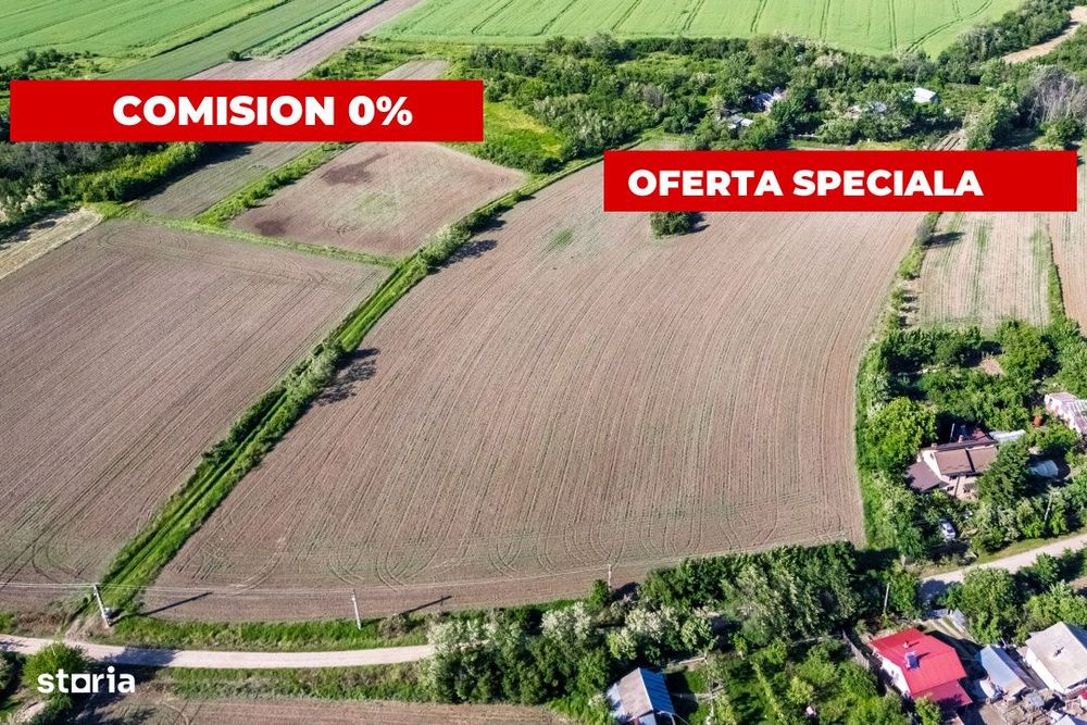 0% Comision Teren intravilan de 5830 mp - Com. Rociu jud. Arges!