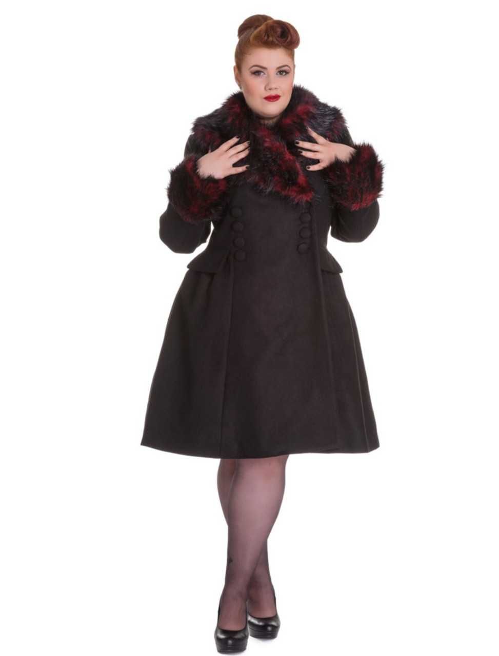 Hell bunny rock deals noir coat