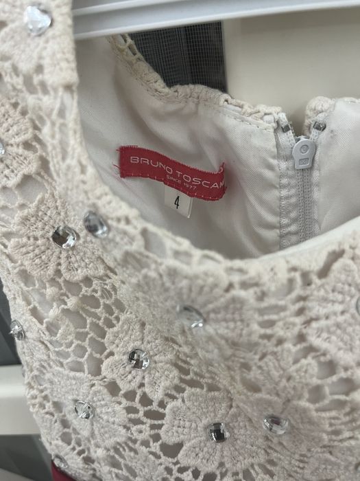 Платье белое для девочки