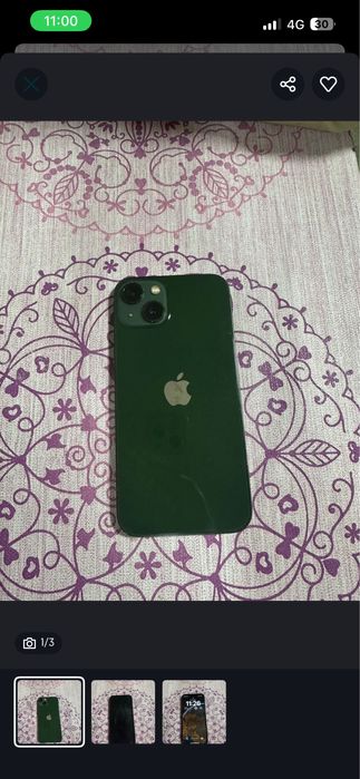 айфон 13 зелёный свет