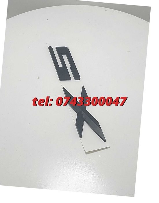 Emblema ABS BMW X5 Negru Mat