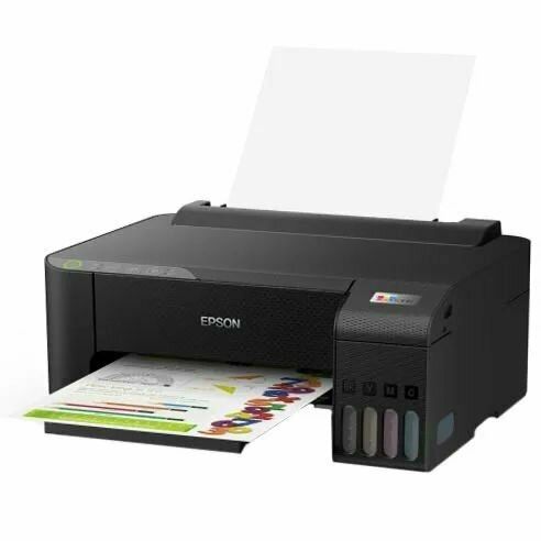 МФУ струйное Epson EcoTank L1230, A4, цветное, настольный, черная