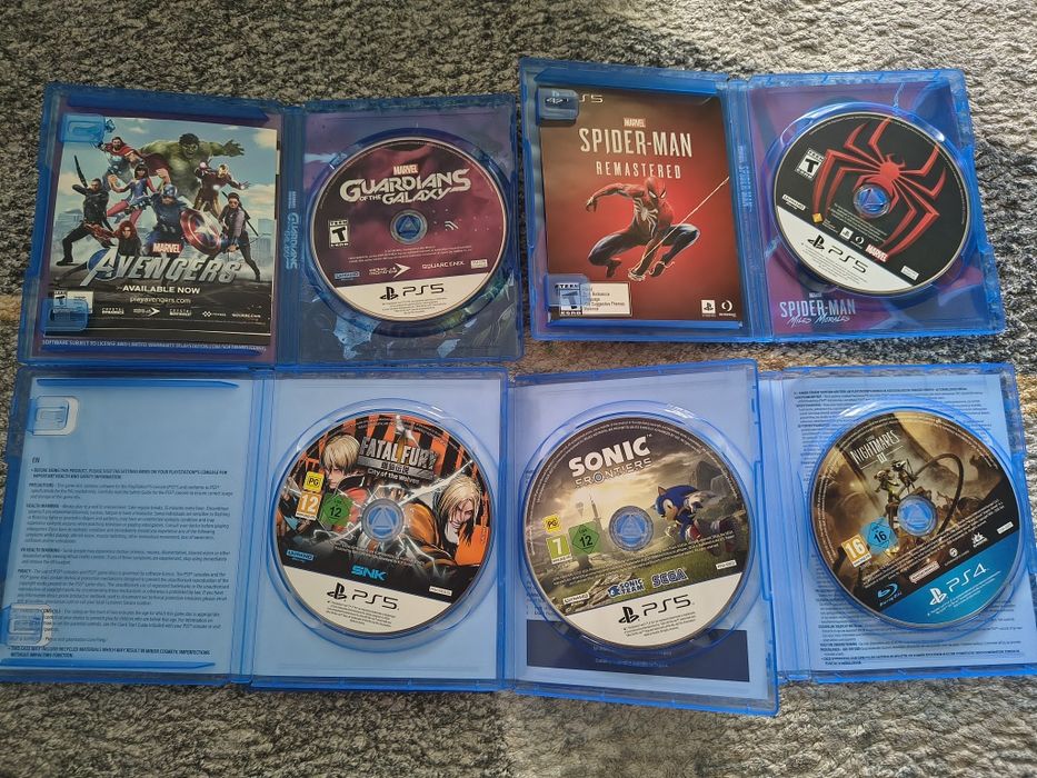 Pachet Jocuri PlayStation 5, Ps5 Spider Man, Marvel, Fatal Fury