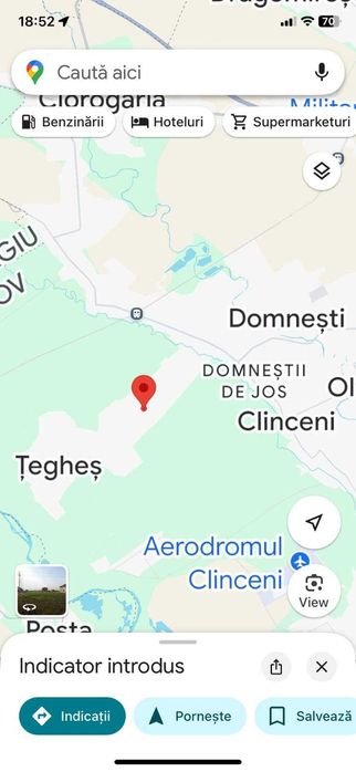 Teren intravilan Teghes 1000 mp