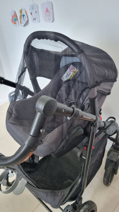 Carucior 3 in 1 Combo Max Dark Grey – Krausman