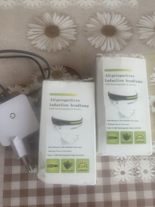 Banda led de cap pentru pescuit