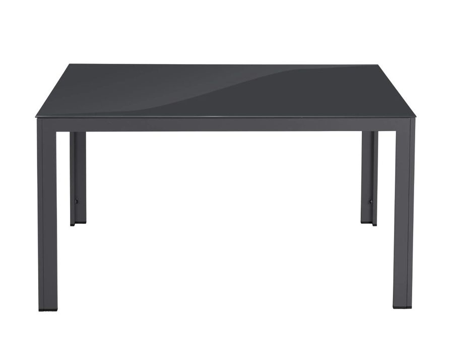 Алуминиева стъклена маса за навън