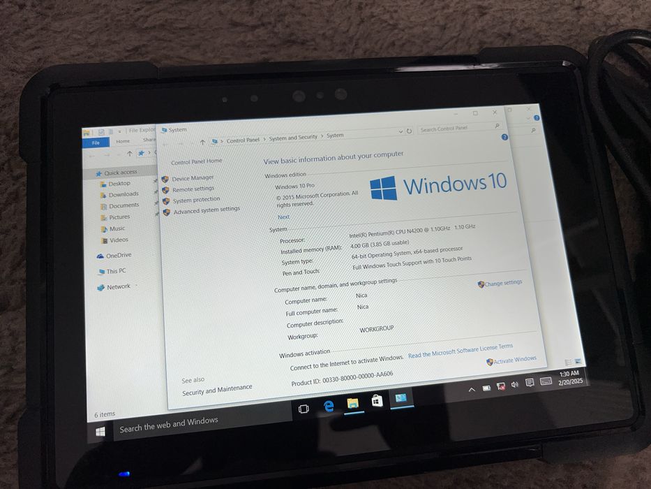 windows 10 Partner tech M3W 2