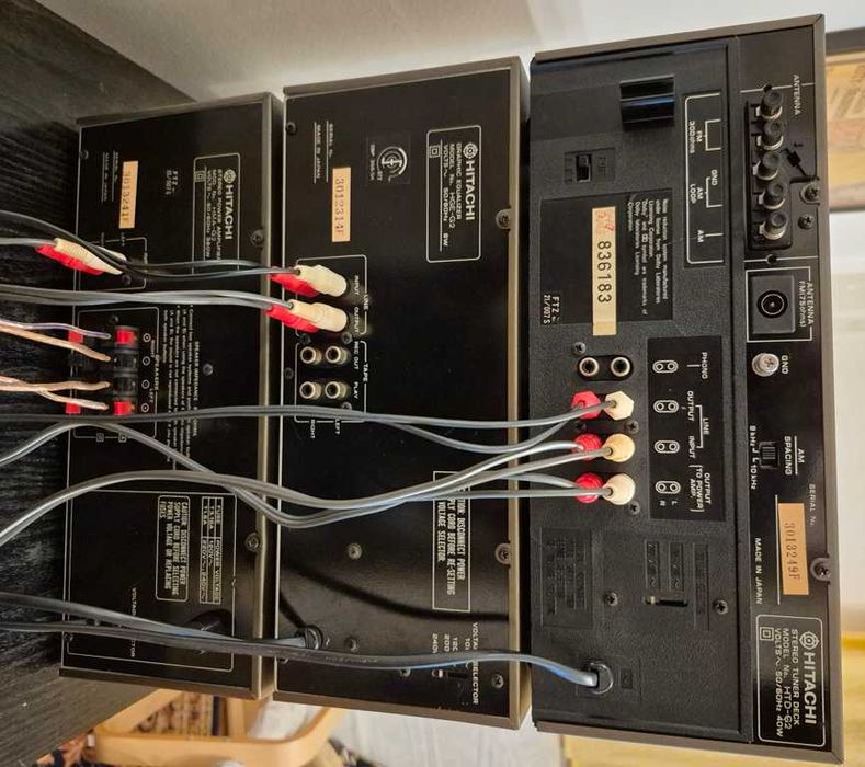 Linie Combina audio HITACHI G2 = HMA-G2, HTD-G2, HGE-G2... Japoneza.