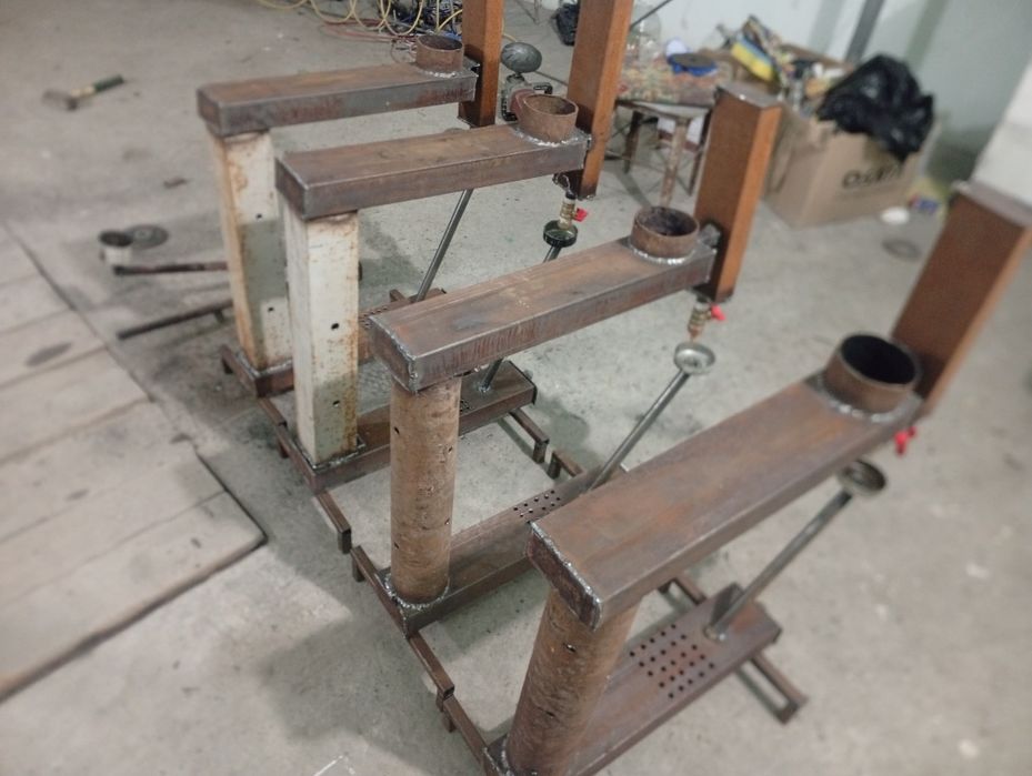 Отработка печка горелка