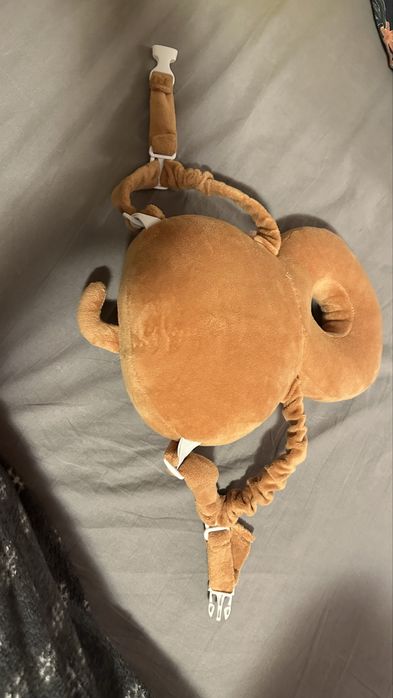 Pernă tip rucsac protectie antilovituri pentru bebelusi