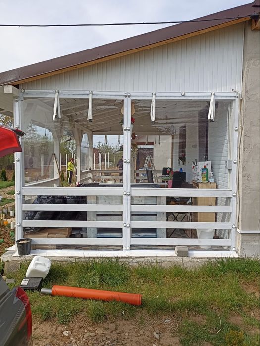 Terase și foișoare cu folie transparenta