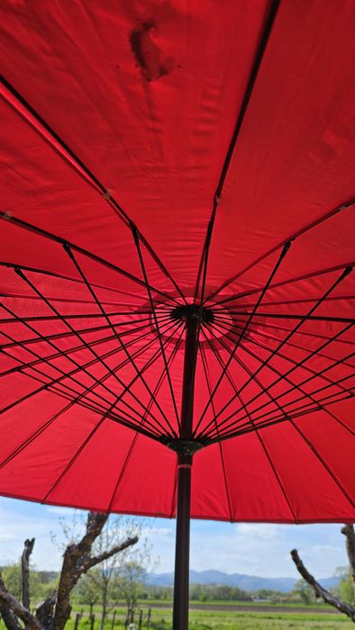 Umbrela terasa/gradina cu suport granit