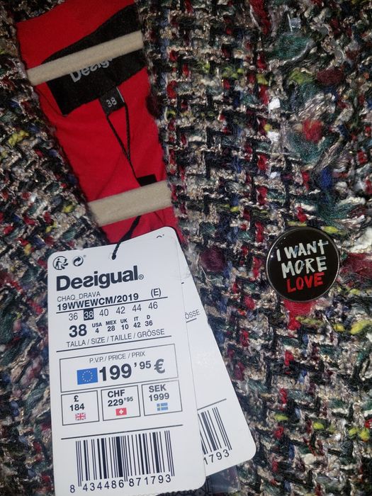 Sacou dama M(38) DESIGUAL